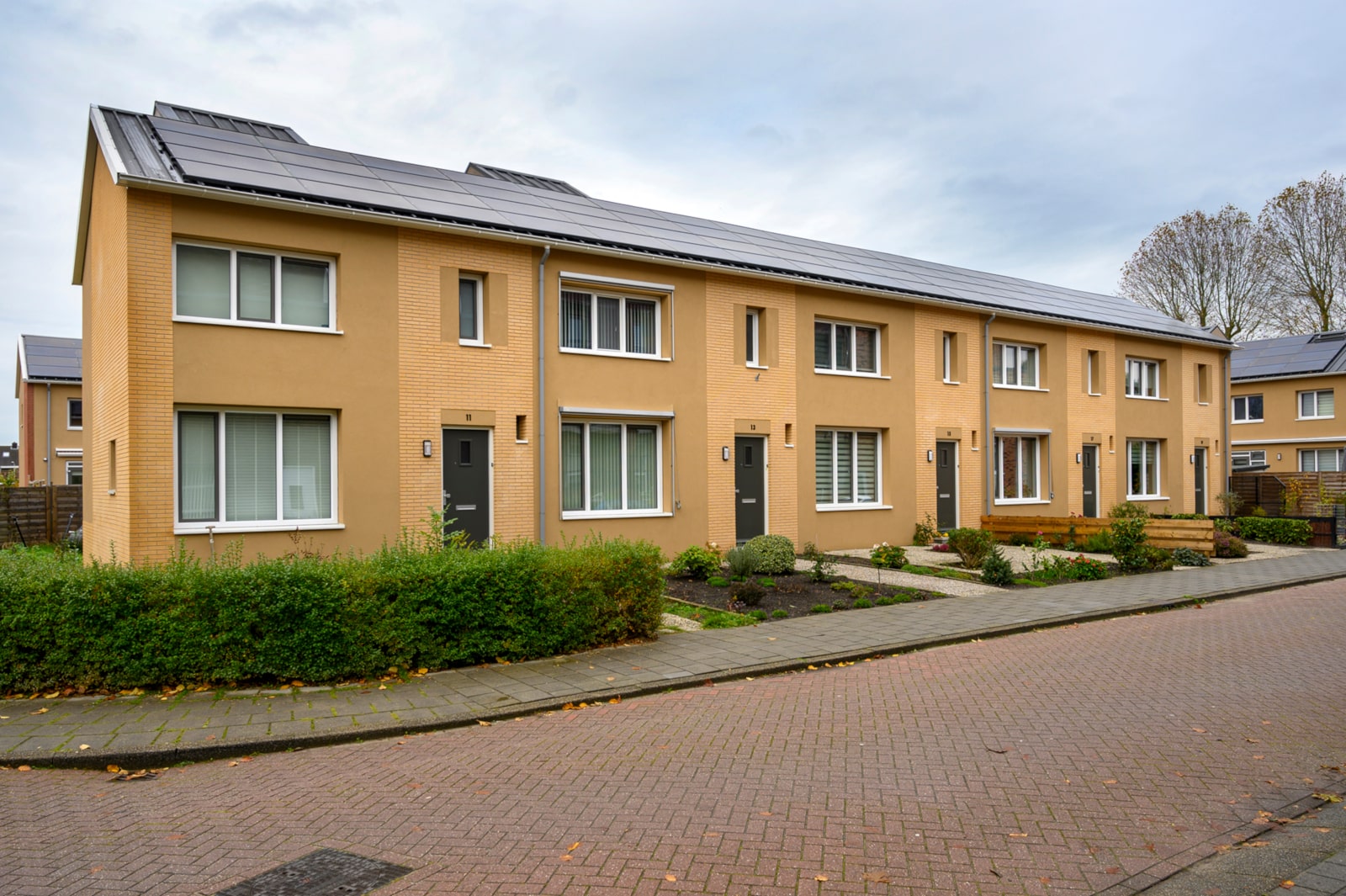 Woningen met wit profiel renovatie